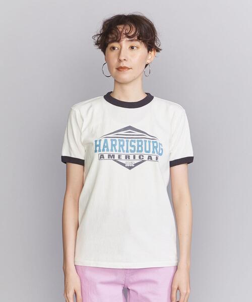 GOOD ROCK SPEED(グッドロックスピード)の「【別注】<GOOD ROCK SPEED>グラフィックプリント リンガーTシャツ ∴(Tシャツ/カットソー・レディース・ブラック/ネイビー・FREE)」の3枚目の写真