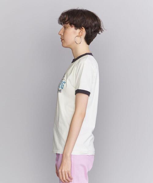 GOOD ROCK SPEED(グッドロックスピード)の「【別注】<GOOD ROCK SPEED>グラフィックプリント リンガーTシャツ ∴(Tシャツ/カットソー・レディース・ブラック/ネイビー・FREE)」の4枚目の写真