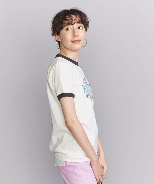 GOOD ROCK SPEED(グッドロックスピード)の「【別注】<GOOD ROCK SPEED>グラフィックプリント リンガーTシャツ ∴(Tシャツ/カットソー・レディース・ブラック/ネイビー・FREE)」の6枚目の写真