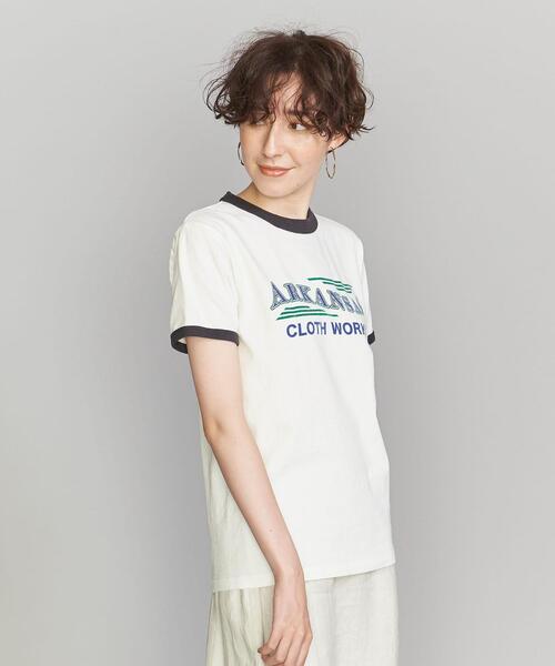 GOOD ROCK SPEED(グッドロックスピード)の「【別注】<GOOD ROCK SPEED>グラフィックプリント リンガーTシャツ ∴(Tシャツ/カットソー・レディース・ブラック/ネイビー・FREE)」の18枚目の写真