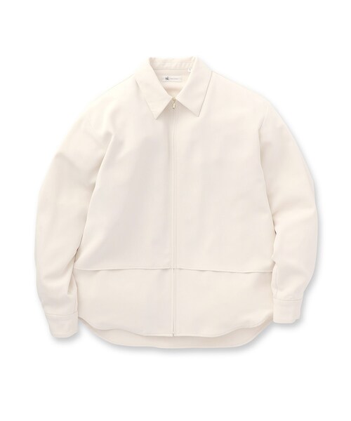 tk.TAKEO KIKUCHI（ティーケータケオキクチ）の「◆ダブルヨークZIPシャツ（シャツ/ブラウス・メンズ・ブラック/オフホワイト・03/02）」の14枚目の写真