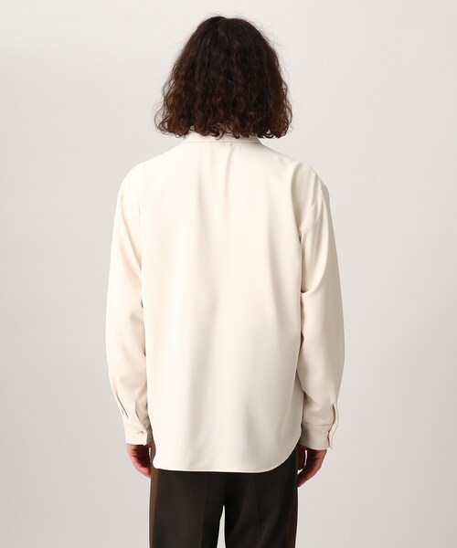 tk.TAKEO KIKUCHI（ティーケータケオキクチ）の「◆ダブルヨークZIPシャツ（シャツ/ブラウス・メンズ・ブラック/オフホワイト・03/02）」の8枚目の写真