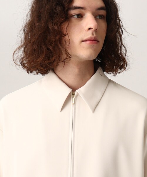 tk.TAKEO KIKUCHI（ティーケータケオキクチ）の「◆ダブルヨークZIPシャツ（シャツ/ブラウス・メンズ・ブラック/オフホワイト・03/02）」の6枚目の写真