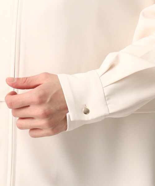 tk.TAKEO KIKUCHI（ティーケータケオキクチ）の「◆ダブルヨークZIPシャツ（シャツ/ブラウス・メンズ・ブラック/オフホワイト・03/02）」の11枚目の写真