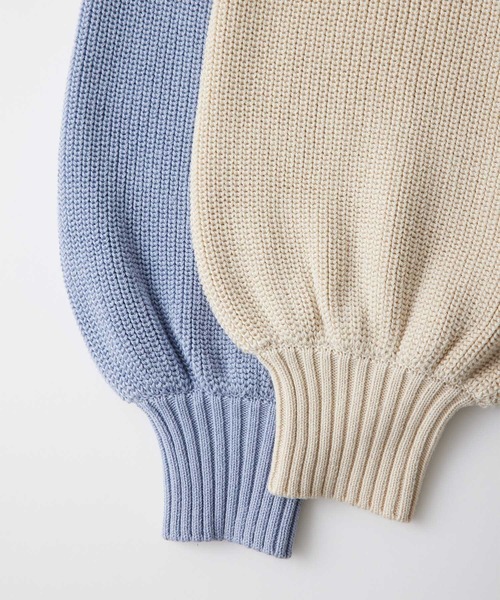 VIS（ビス）の「ショート丈ですっきり、ボレロニットカーディガン（カーディガン/ボレロ・レディース・サックスブルー/キナリ・FREE）」の13枚目の写真