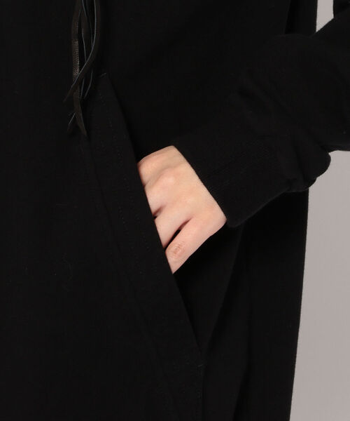 KMRii(ケムリ)の「KMRii/ケムリ/BACK STITCH COTTON PARKA(パーカー・レディース・ブラック・FREE)」の6枚目の写真