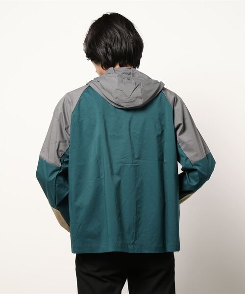 KRIFF MAYER（クリフメイヤー）の「さらさらエアーフードJK（ナイロンジャケット・メンズ・ベージュ/パープル/グリーン/チャコール・SMALL/MEDIUM/LARGE/X-LARGE）」の6枚目の写真