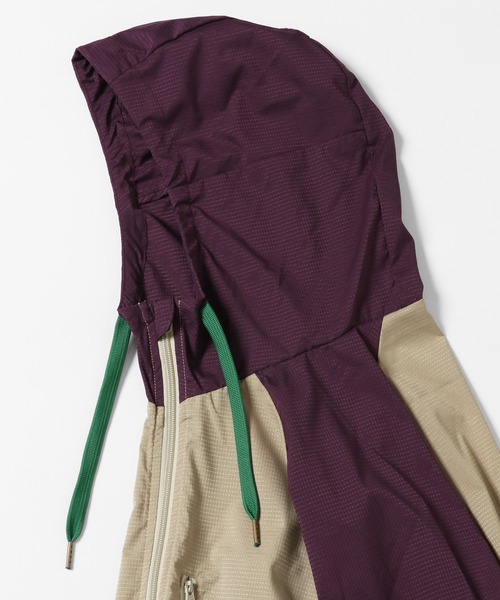 KRIFF MAYER（クリフメイヤー）の「さらさらエアーフードJK（ナイロンジャケット・メンズ・ベージュ/パープル/グリーン/チャコール・SMALL/MEDIUM/LARGE/X-LARGE）」の12枚目の写真