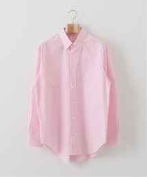 D.ALEN ボタンダウン ドビーストライプ シャツ