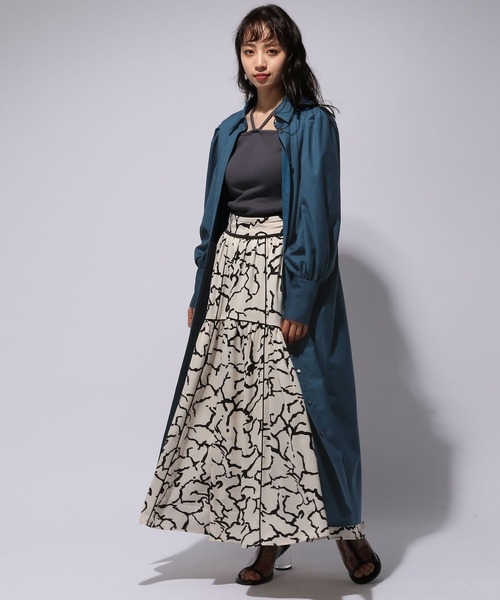 HARE(ハレ)の「パワーショルダーワンピース(HARE)(ワンピース・レディース・ブラック/ブルー・FREE)」の12枚目の写真