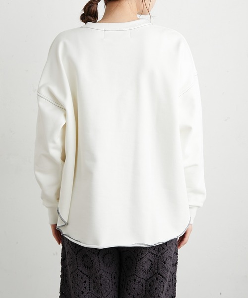 PUAL CE CIN(ピュアルセシン)の「裏毛カーディガン(カーディガン/ボレロ・レディース・ホワイト/グレー/ミント/イエロー・FREE)」の7枚目の写真