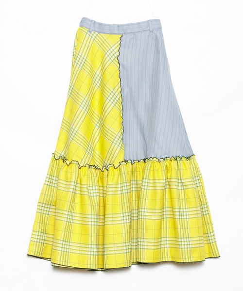 AS KNOW AS PINKY(アズノゥアズピンキー)の「柄めいたメローギャザースカート(スカート・レディース・ベージュ系その他/グリーン系その他/イエロー系その他・FREE)」の15枚目の写真