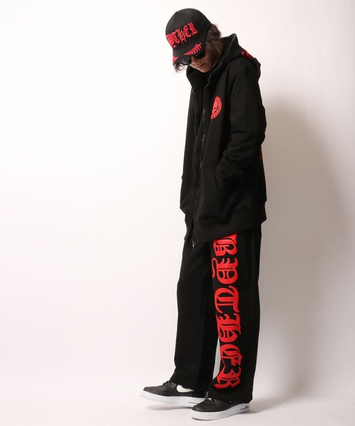 ByTheR（バイザアール）の「BYTHER 韓国ブランド 発泡プリントジップアップパーカー（パーカー・メンズ・ブラック・FREE）」の8枚目の写真