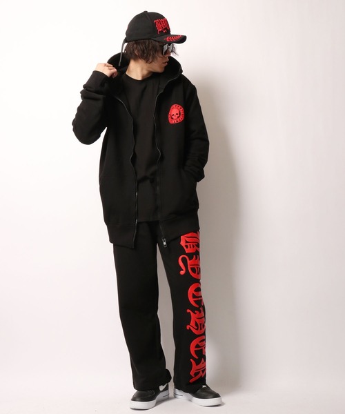 ByTheR（バイザアール）の「BYTHER 韓国ブランド 発泡プリントジップアップパーカー（パーカー・メンズ・ブラック・FREE）」の18枚目の写真