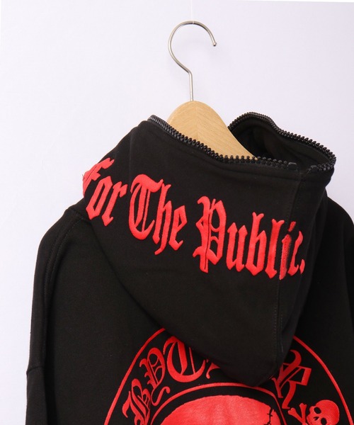 ByTheR（バイザアール）の「BYTHER 韓国ブランド 発泡プリントジップアップパーカー（パーカー・メンズ・ブラック・FREE）」の13枚目の写真