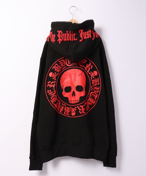 ByTheR（バイザアール）の「BYTHER 韓国ブランド 発泡プリントジップアップパーカー（パーカー・メンズ・ブラック・FREE）」の19枚目の写真