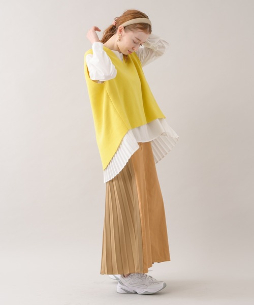 ROSIEE（ロージー）の「ROSIEE 後ろプリーツスカート（スカート・レディース・ベージュ/カーキ・FREE）」の19枚目の写真