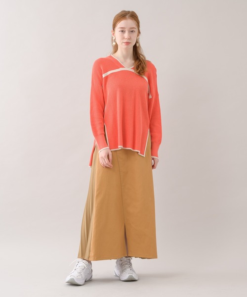 ROSIEE（ロージー）の「ROSIEE 後ろプリーツスカート（スカート・レディース・ベージュ/カーキ・FREE）」の13枚目の写真