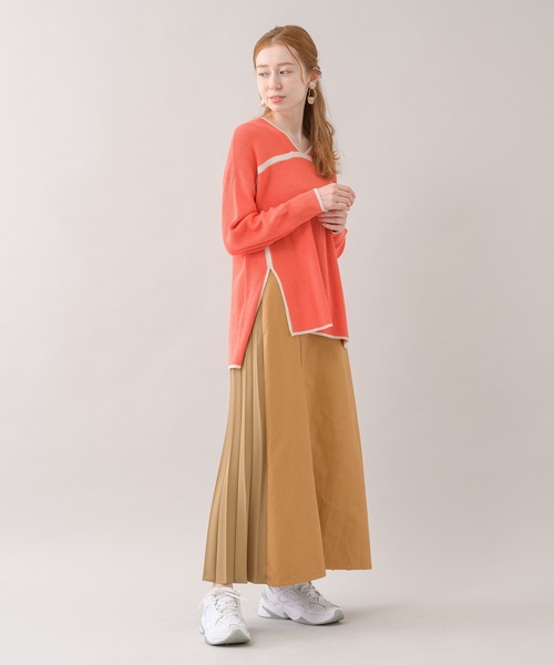 ROSIEE（ロージー）の「ROSIEE 後ろプリーツスカート（スカート・レディース・ベージュ/カーキ・FREE）」の14枚目の写真