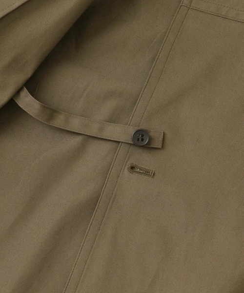 mizuiroind（ミズイロインド）の「mizuiro ind　dolman sleeve trench coat（トレンチコート・レディース・ベージュ/ライトカーキ・ONE）」の18枚目の写真