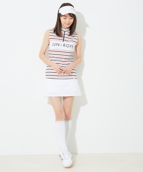JUN&ROPE'（ジュンアンドロペ）の「【吸水速乾】バックタックフレアースカート（スカート・レディース・ホワイト/ブラック/レッド/ピンク・X-SMALL/S/M/L）」の11枚目の写真