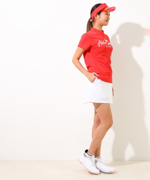 JUN&ROPE'（ジュンアンドロペ）の「【吸水速乾】バックタックフレアースカート（スカート・レディース・ホワイト/ブラック/レッド/ピンク・X-SMALL/S/M/L）」の13枚目の写真