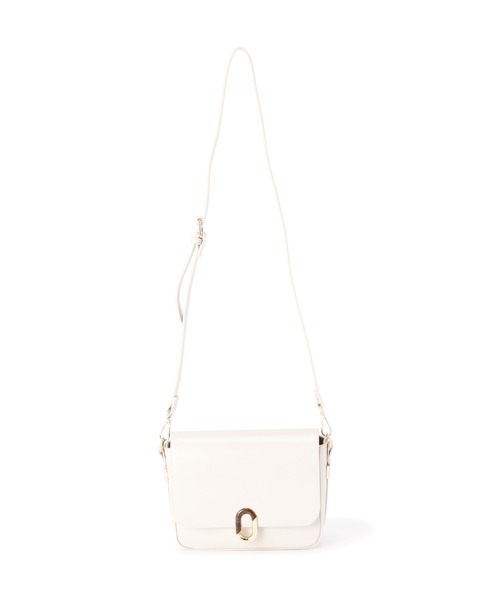 FREE'S MART（フリーズマート）の「◆レトロフラップショルダーバッグ（ショルダーバッグ・レディース・ホワイト/ブラック/ブラウン・ﾌﾘ-）」の20枚目の写真