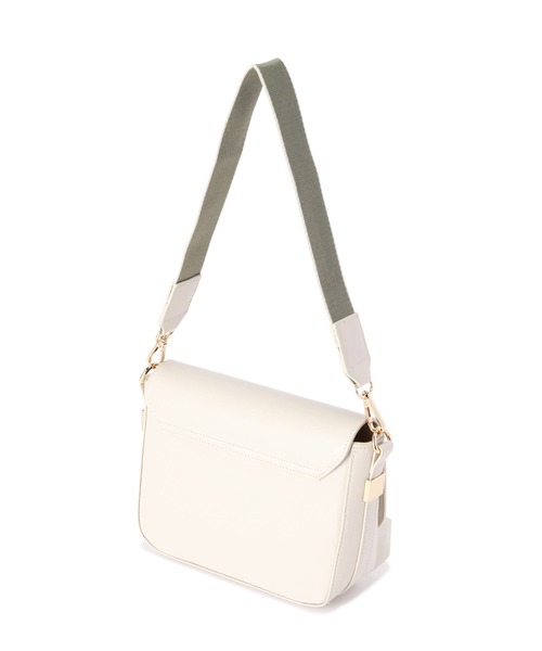 FREE'S MART（フリーズマート）の「◆レトロフラップショルダーバッグ（ショルダーバッグ・レディース・ホワイト/ブラック/ブラウン・ﾌﾘ-）」の13枚目の写真