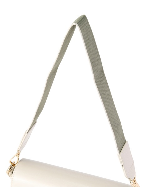 FREE'S MART（フリーズマート）の「◆レトロフラップショルダーバッグ（ショルダーバッグ・レディース・ホワイト/ブラック/ブラウン・ﾌﾘ-）」の18枚目の写真