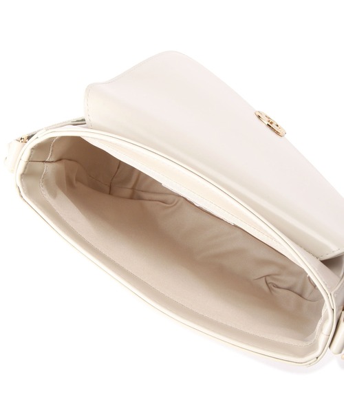 FREE'S MART（フリーズマート）の「◆レトロフラップショルダーバッグ（ショルダーバッグ・レディース・ホワイト/ブラック/ブラウン・ﾌﾘ-）」の17枚目の写真