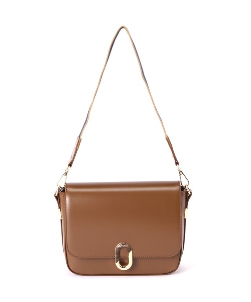 FREE'S MART（フリーズマート）の「◆レトロフラップショルダーバッグ（ショルダーバッグ・レディース・ホワイト/ブラック/ブラウン・ﾌﾘ-）」の8枚目の写真