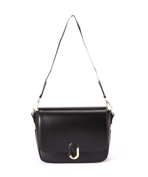 FREE'S MART（フリーズマート）の「◆レトロフラップショルダーバッグ（ショルダーバッグ・レディース・ホワイト/ブラック/ブラウン・ﾌﾘ-）」の5枚目の写真