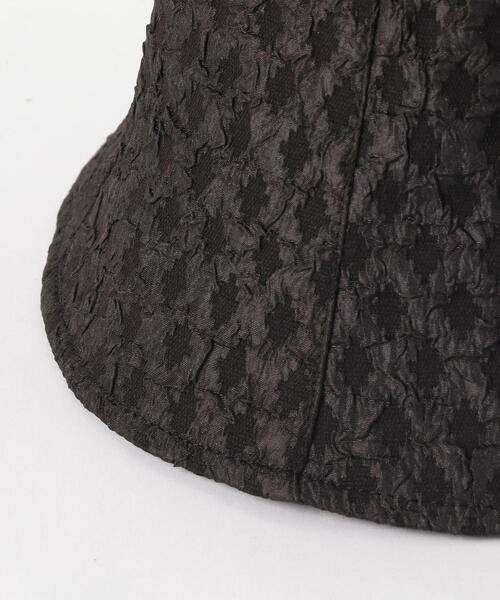 BEAUTY&YOUTH UNITED ARROWS（ビューティーアンドユースユナイテッドアローズ）の「BY ギャザーリボンテープ バケットハット（ハット・レディース・ホワイト/ブラック・FREE）」の5枚目の写真