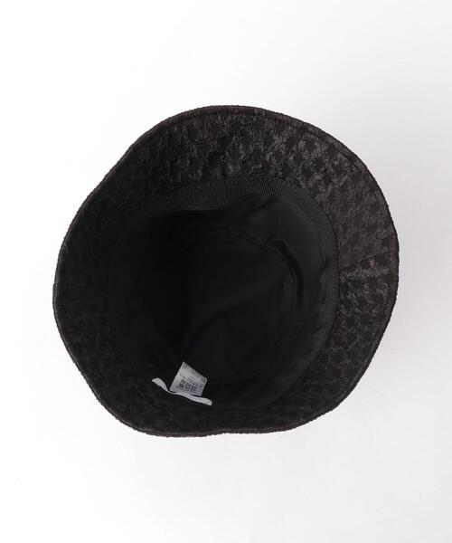 BEAUTY&YOUTH UNITED ARROWS（ビューティーアンドユースユナイテッドアローズ）の「BY ギャザーリボンテープ バケットハット（ハット・レディース・ホワイト/ブラック・FREE）」の6枚目の写真