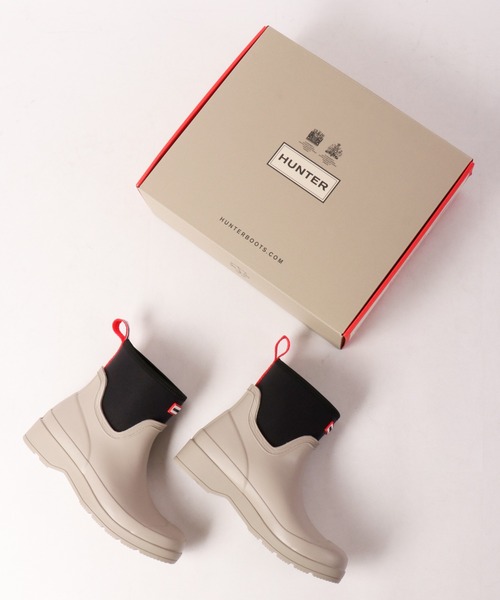 HUNTER（ハンター）の「HUNTER プレイ ネオプレーン レインブーツ（レインシューズ・レディース・ブラック/グレー/ライトグレー/パープル・23cm/24cm/25cm/22cm）」の9枚目の写真
