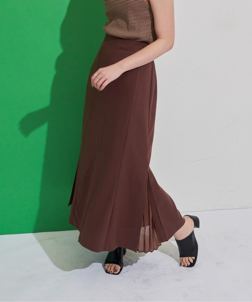 Aunt Marie's(アントマリーズ)の「リネンブレンドプリーツスカート(スカート・レディース・ブラウン/ベージュ/ピンク/ブラック・FREE)」の22枚目の写真