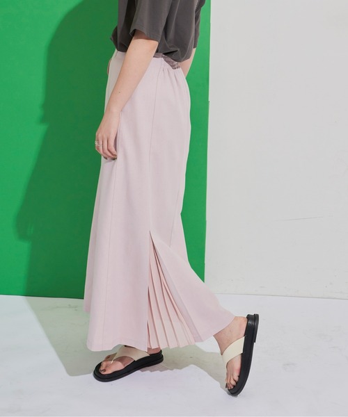 Aunt Marie's(アントマリーズ)の「リネンブレンドプリーツスカート(スカート・レディース・ブラウン/ベージュ/ピンク/ブラック・FREE)」の10枚目の写真