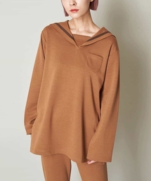 A de a.v.v | （SET UP対応）セーラーカラーダンボールチュニック(Tシャツ/カットソー)