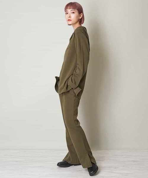 A de a.v.v（アードアー・ヴェ・ヴェ）の「（SET UP対応）セーラーカラーダンボールチュニック（Tシャツ/カットソー・レディース・カーキ/サンドベージュ/ブラック・38/36）」の20枚目の写真