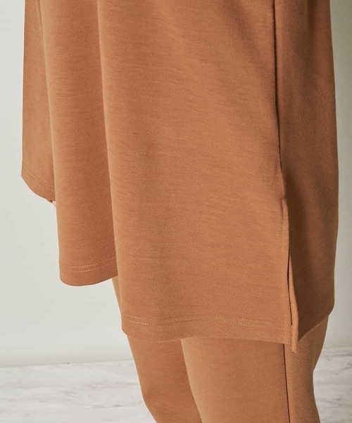 A de a.v.v（アードアー・ヴェ・ヴェ）の「（SET UP対応）セーラーカラーダンボールチュニック（Tシャツ/カットソー・レディース・カーキ/サンドベージュ/ブラック・38/36）」の5枚目の写真