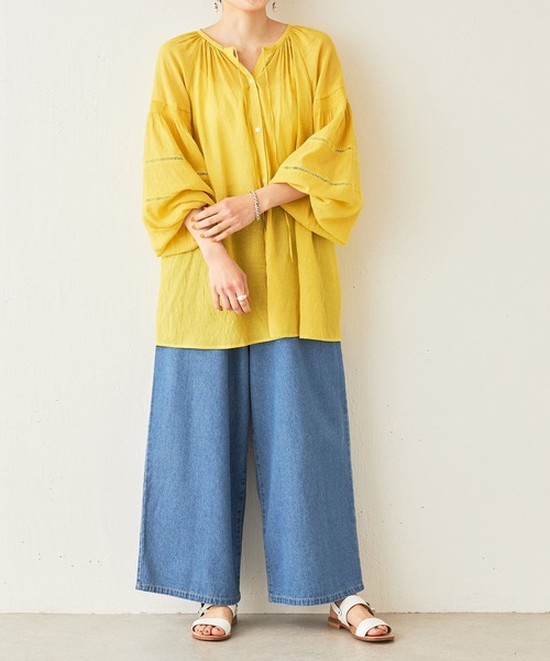 BEARDSLEY（ビアズリー）の「デニムパンツ（デニムパンツ・レディース・ブルー・FREE）」の6枚目の写真