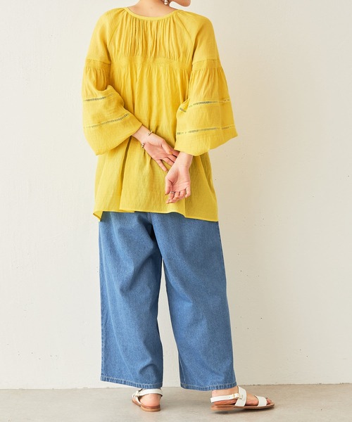 BEARDSLEY（ビアズリー）の「デニムパンツ（デニムパンツ・レディース・ブルー・FREE）」の5枚目の写真