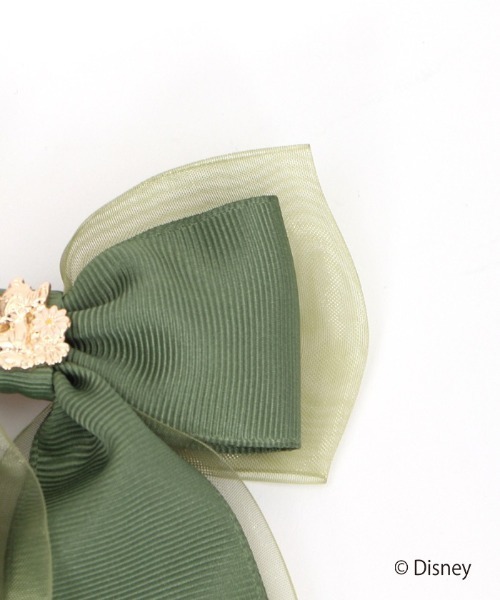 axes femme POETIQUE(アクシーズファムポエティック)の「バンビ/リボンクリップ(バレッタ/ヘアクリップ・レディース・ピンク/グリーン・MEDIUM)」の5枚目の写真