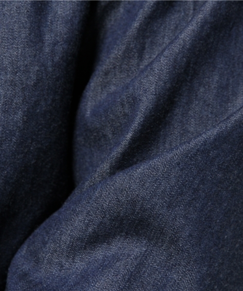 MONKEY TIME(モンキータイム)の「<monkey time> ∴ 4.5oz/DNM samue JKT/ジャケット◆(ノーカラージャケット・メンズ・ネイビー・MEDIUM/LARGE/SMALL)」の9枚目の写真