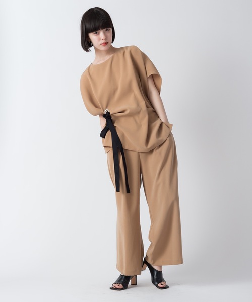 La SRIC(ラスリック)の「La SRIC / ハトメカンベルトPT【セットアップ可】(その他パンツ・レディース・キャメル/グリーン/ブラック・38)」の6枚目の写真