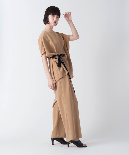 La SRIC(ラスリック)の「La SRIC / ハトメカンベルトPT【セットアップ可】(その他パンツ・レディース・キャメル/グリーン/ブラック・38)」の8枚目の写真