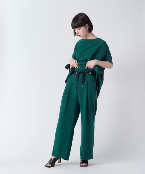 La SRIC(ラスリック)の「La SRIC / ハトメカンベルトPT【セットアップ可】(その他パンツ・レディース・キャメル/グリーン/ブラック・38)」の9枚目の写真