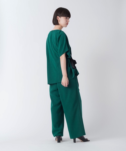 La SRIC(ラスリック)の「La SRIC / ハトメカンベルトPT【セットアップ可】(その他パンツ・レディース・キャメル/グリーン/ブラック・38)」の10枚目の写真