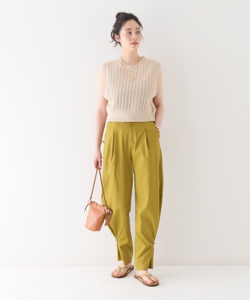 JOURNAL STANDARD relume コットンリネンチノパンツ セール】コットンリネンチノアジャストパンツ（チノパンツ