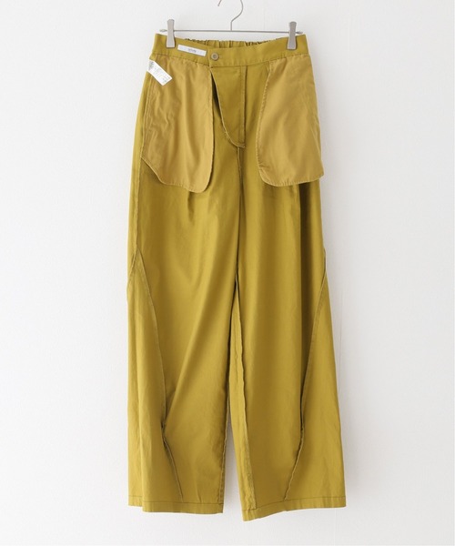 JOURNAL STANDARD relume(ジャーナルスタンダード レリューム)の「コットンリネンチノアジャストパンツ(チノパンツ・レディース・ブラック/グリーン・38/36)」の12枚目の写真